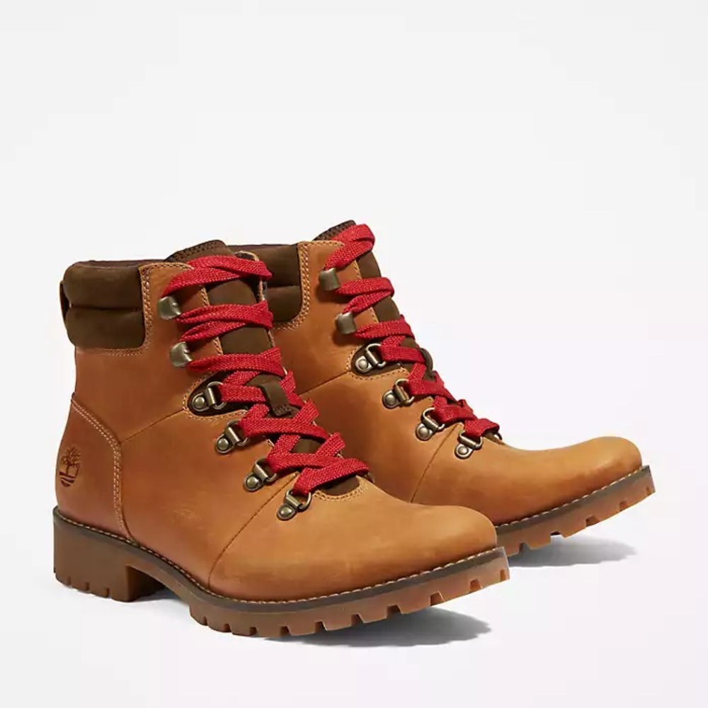 Women's Timberland Brown Ellendale Mid Boot NIB Leather Size 10